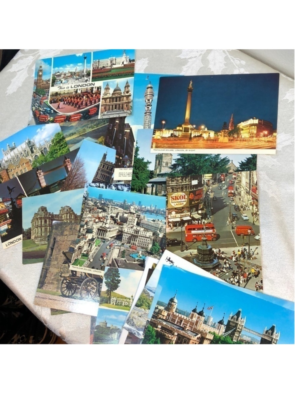 Vintage Great Britain Postcards 1970s Large Lot